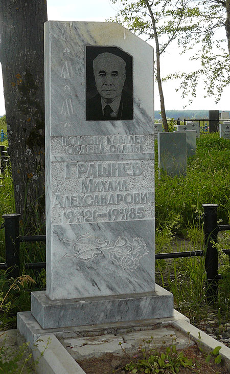 г. Фурманов, памятник на могиле