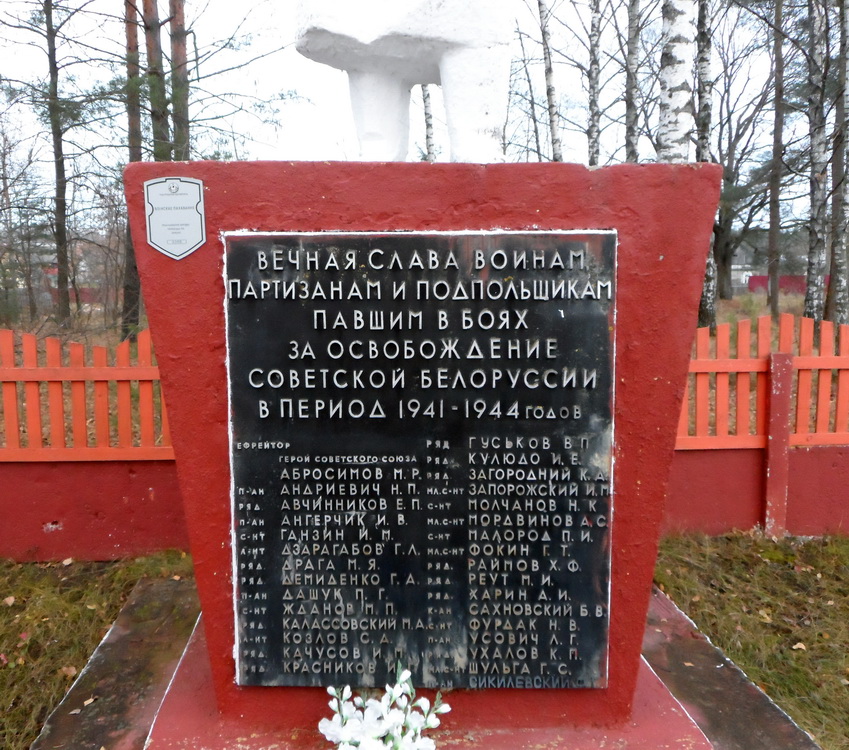 Братская могила в деревне Верейцы (вид 2)
