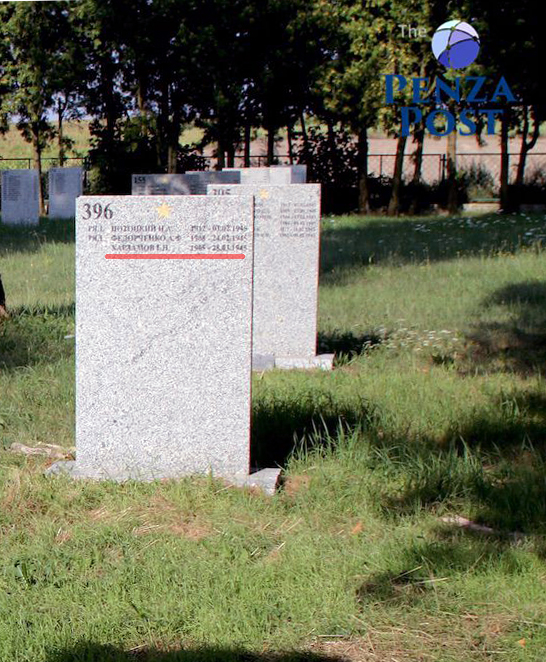 Воинское кладбище в городе Цыбинка (вид 2)
