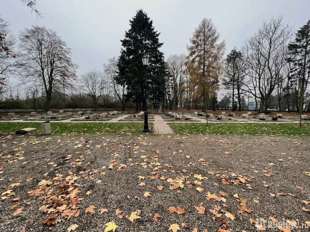 Воинское кладбище в городе Камень Поморский (общий вид)