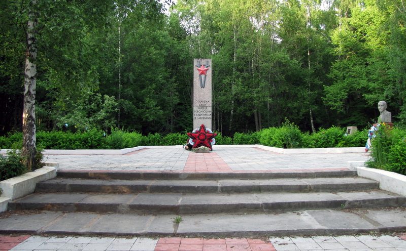 Братская могила в посёлке Красносельское (общий вид)