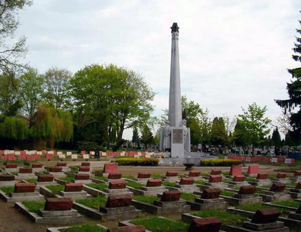 Воинское кладбище в городе Ченстохова (общий вид)
