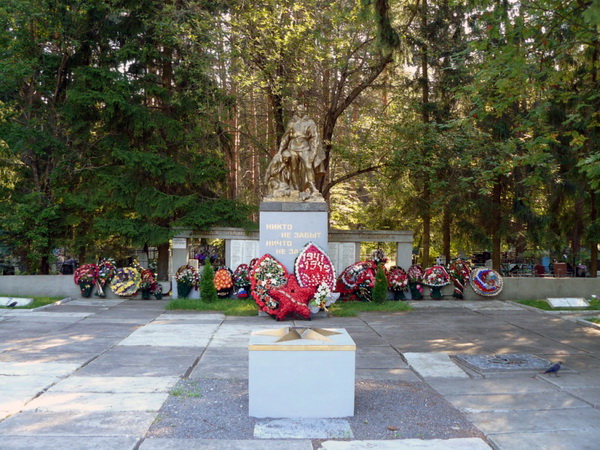 Братская могила в городе Дятьково (общий вид)