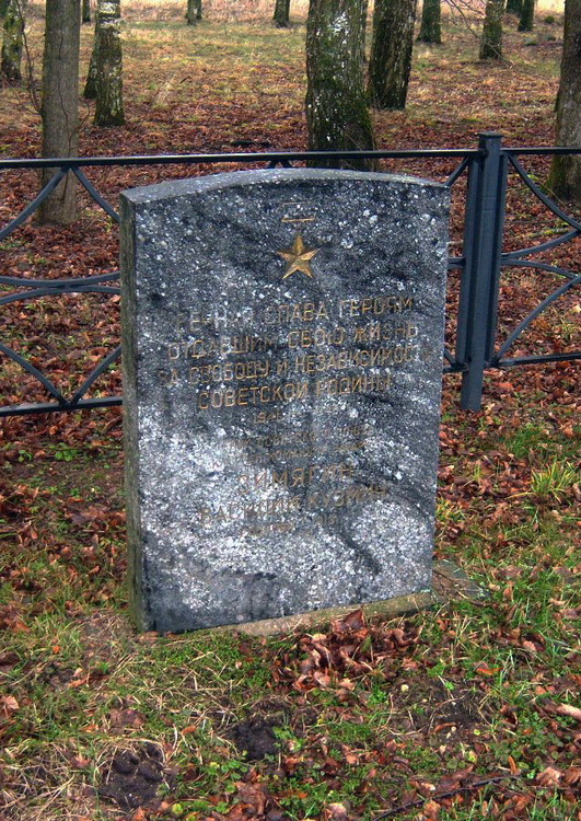Воинское кладбище в посёлке Джуксте (вид 2)
