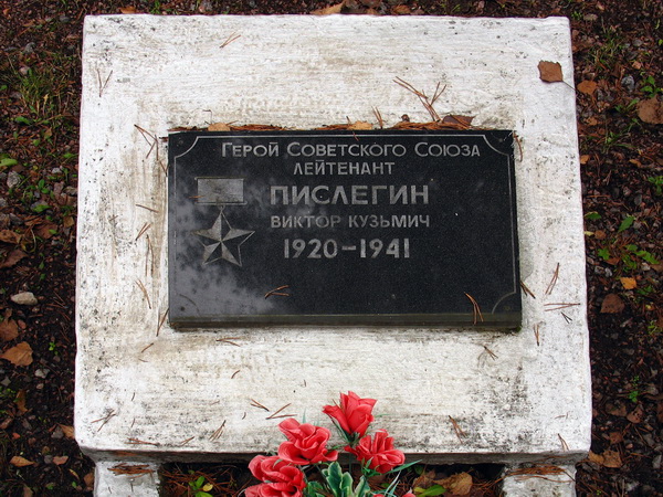Братская могила в городе Луга (вид 2)