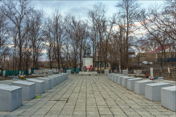 Братская могила деревне Дерезовка (общий вид)