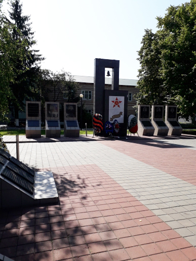 Мемориал в посёлке Мордово (общий вид)