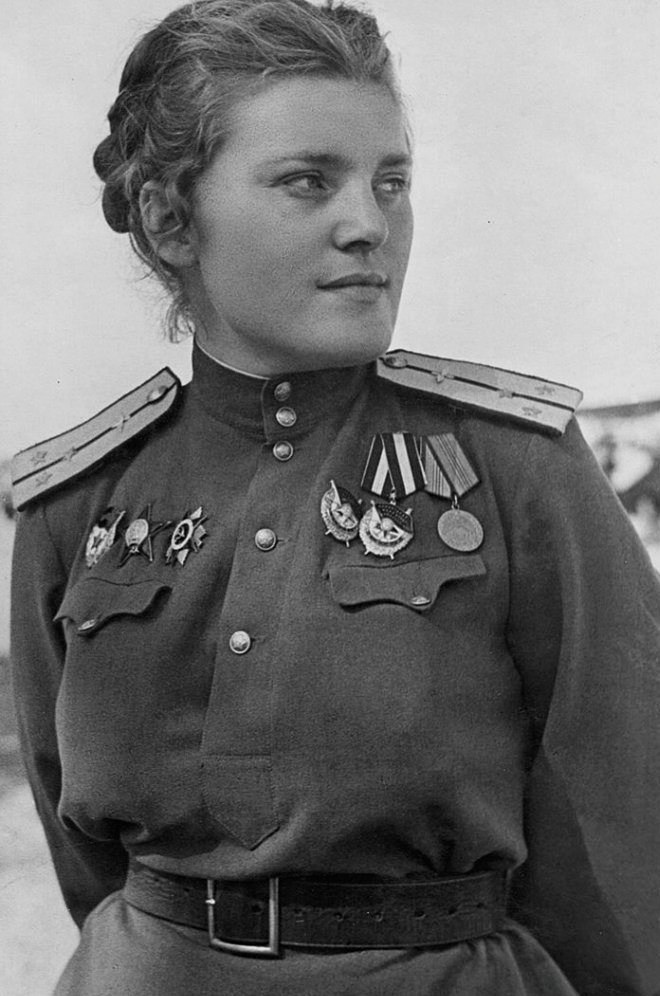 З.И.Парфёнова, 1945 год.