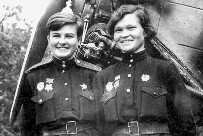 Н.Ф.Меклин и И.Ф.Себрова, 1943 год