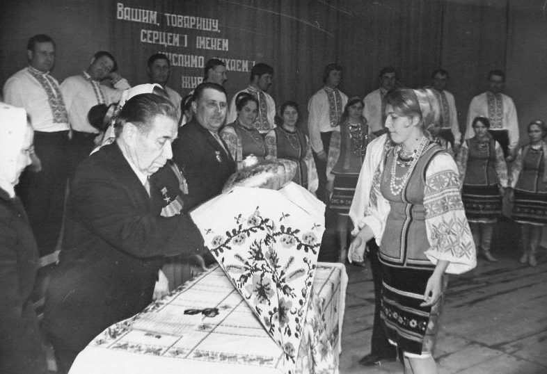 Н.К.Гармаш на торжественном мероприятии, 1970-1980-е годы