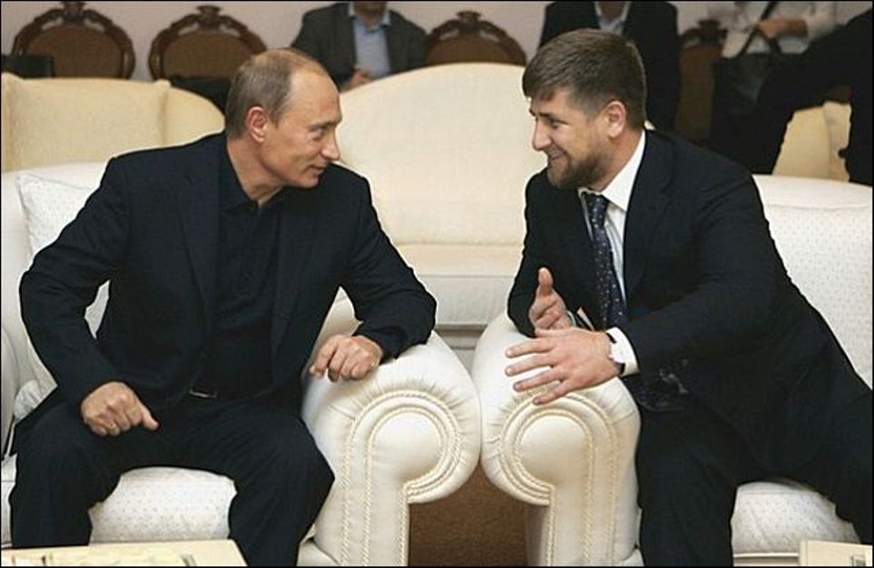 Р.А. Кадыров с В.В. Путиным