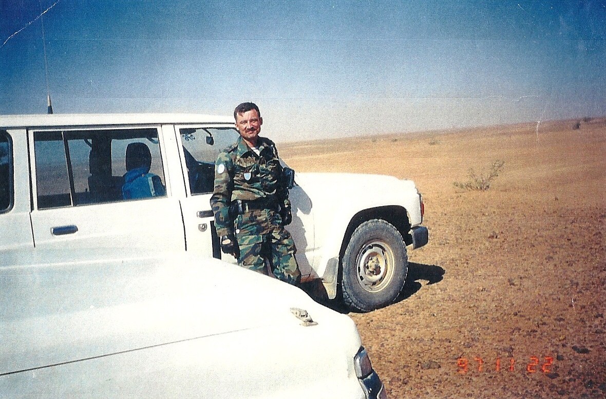 Военный наблюдатель миссии ООН И.А.Касьянов