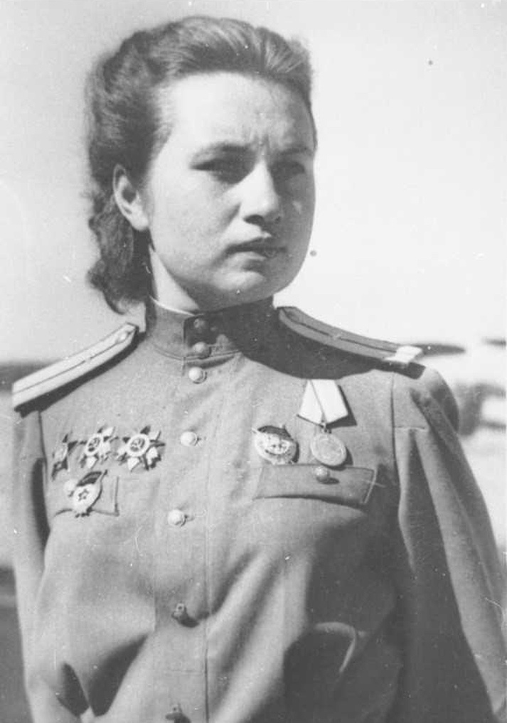 А.Ф. Акимова, 1945 год