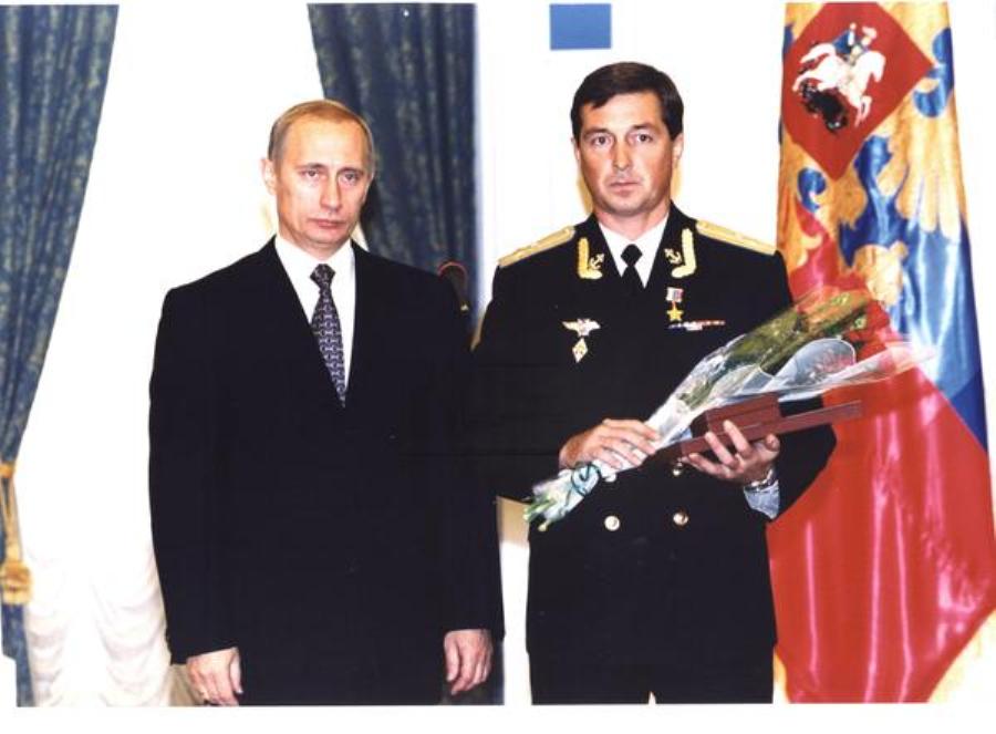 Кретов Павел Павлович на церемонии вручения награды