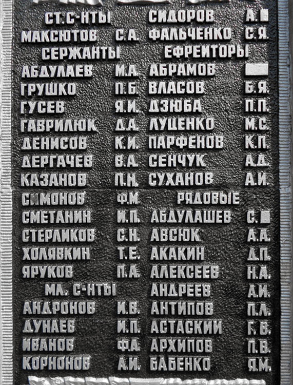 Братская могила в посёлке Славинск (вид 2)