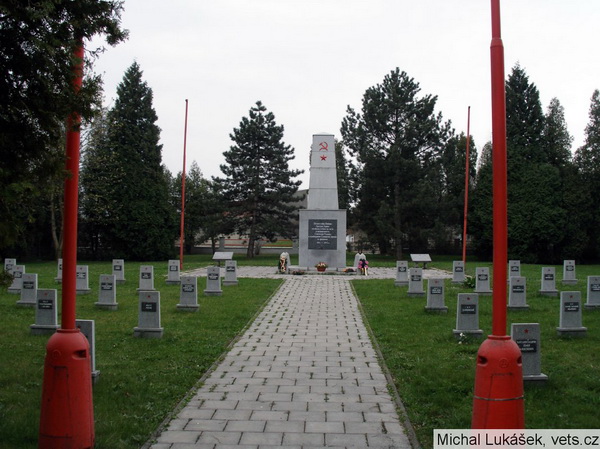 Воинское кладбище в городе Глучин (общий вид)