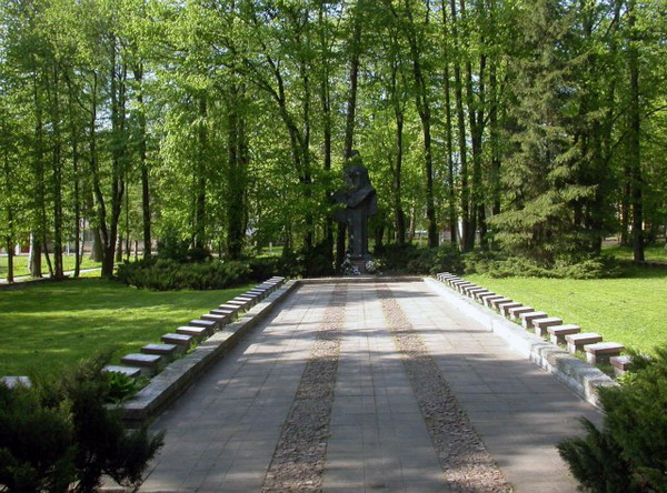 Воинское кладбище в городе Шилуте (общий вид)