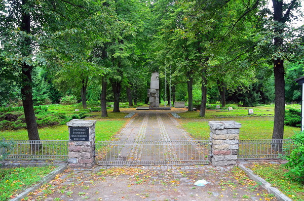 Воинское кладбище в городе Гижицко (общий вид)