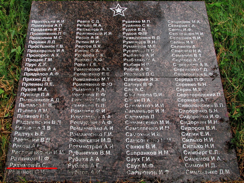 Братская могила в городе Высоцк (вид 2)