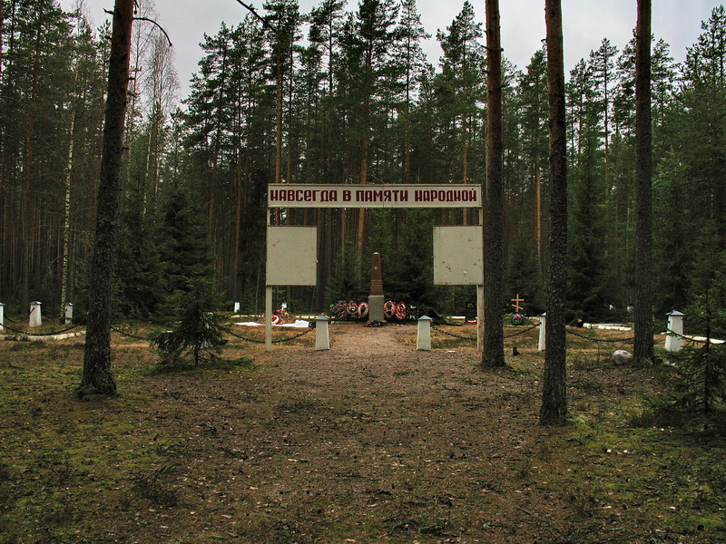 Братская могила вблизи посёлка Краснозерное (общий вид)