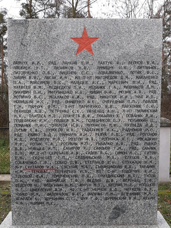 Воинское кладбище в городе Гура (вид 2)