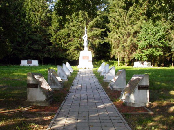 Воинское кладбище в посёлке Бубяй (общий вид)