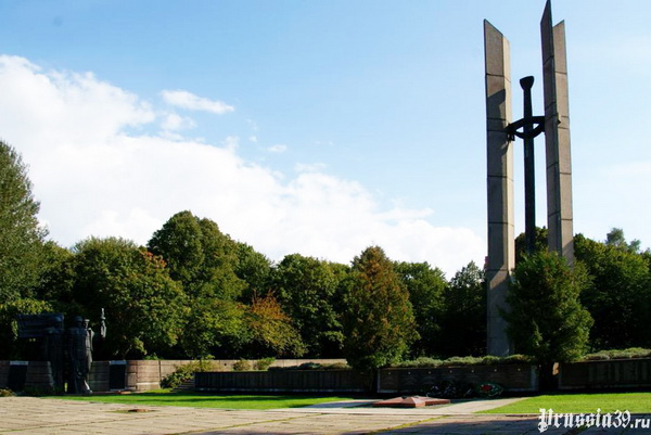 Воинское кладбище в городе Клайпеда (общий вид)
