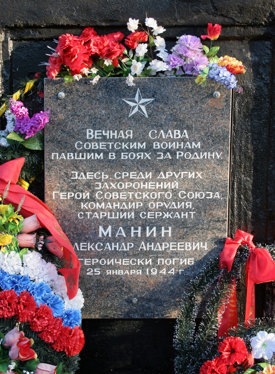 Братская могила в посёлке Войсковицы (вид 2)