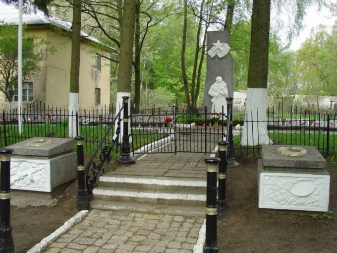 Братская могила в посёлке Черепаново