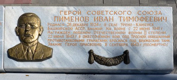 Братская могила в селе Тросна (вид 2)