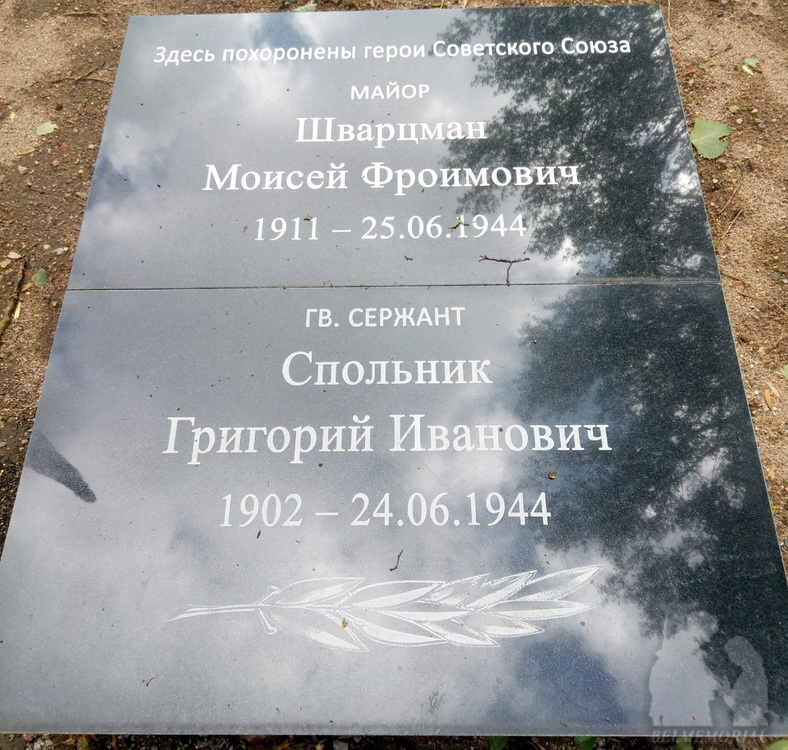 Братская могила в посёлке Бешенковичи (вид 2)