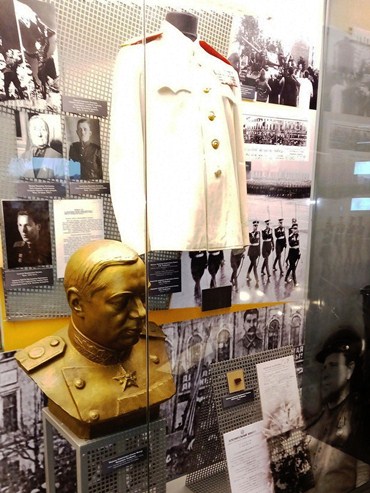 Экспозиция в Музее боевой славы