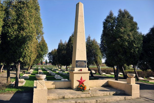 Воинское кладбище в городе Сыцув (общий вид)