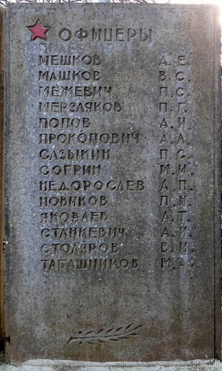 Братская могила в деревне Сидоровщина (вид 2)