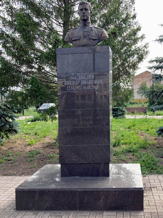 Бюст в городе Троицк
