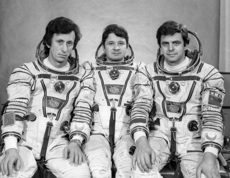 Экипаж космического корабля «Союз Т-10», февраль 1984 год