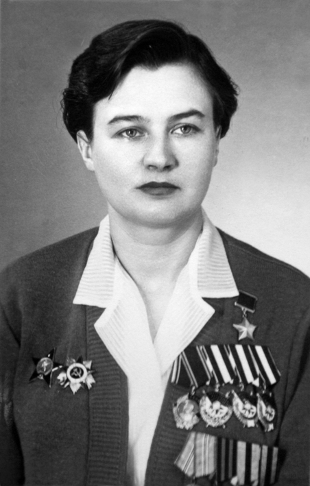 Н.Ф.Кравцова, 1950-е годы