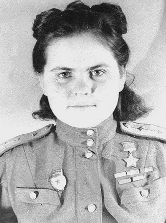 Е.В.Рябова, 1945 год.