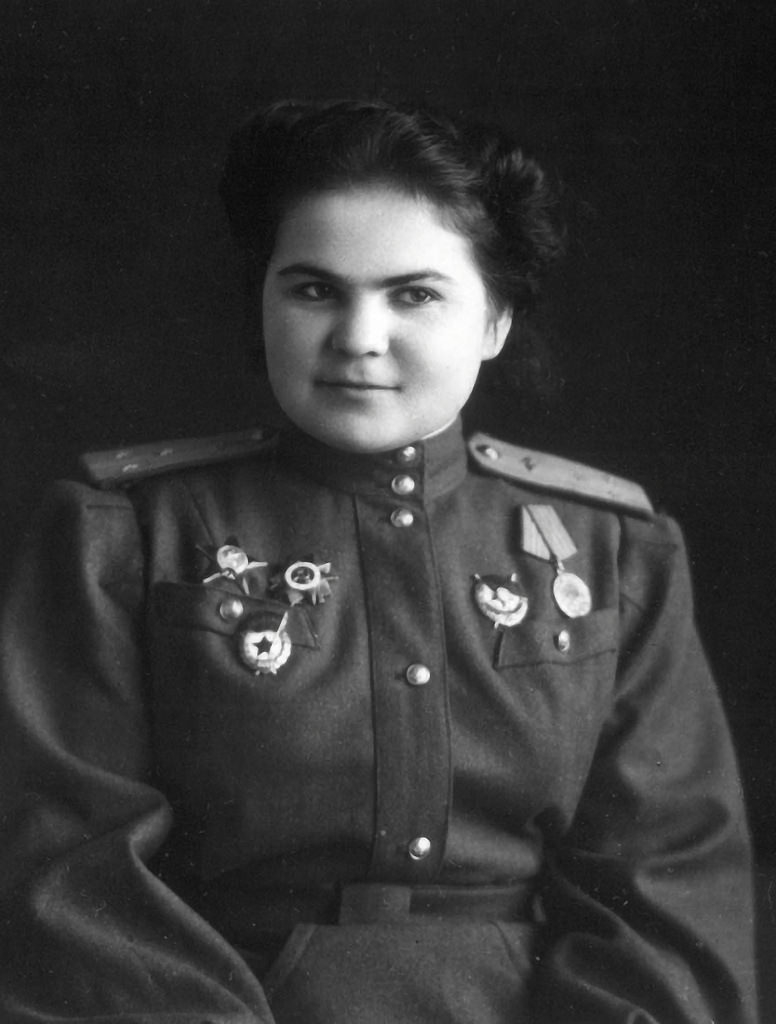 Е.В.Рябова, 1944 год.