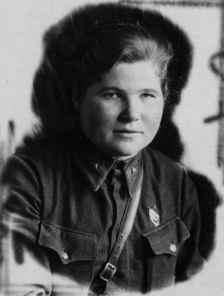 А.Ф.Худякова, 1942 год.