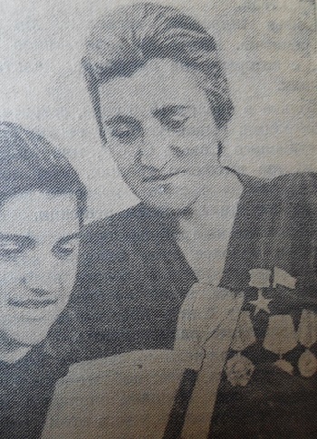 С.А.Маридашвили с дочерью.