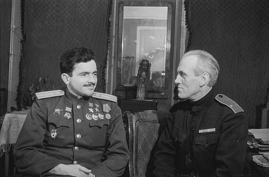 П.А. Покрышев и Н.С. Тихонов, осень 1943 года