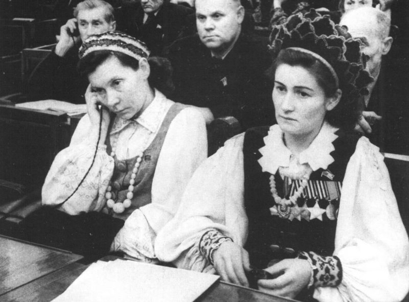 Д.Ю.Станелиене, начало 1950-х годов