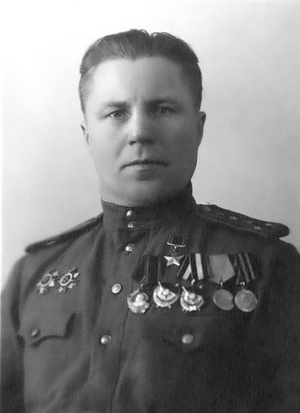 М.Д. Никишин, 1945 год