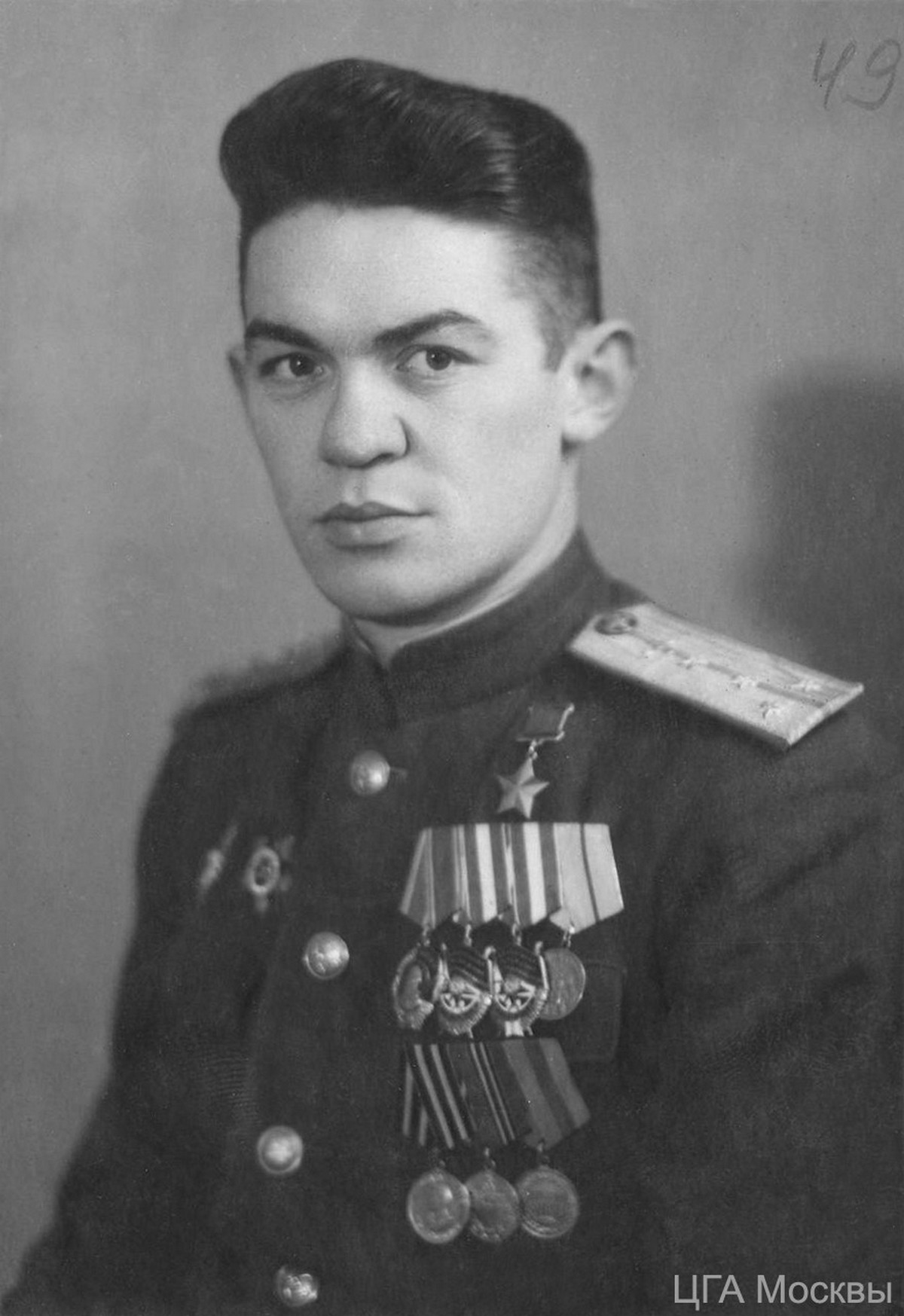 Е.И.Балашов, 1940-е годы