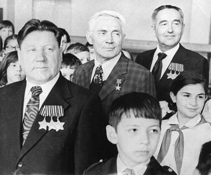 Г.А.Портнов, А.С. Умеркин, и Р.К.Халитов, 1979 год.